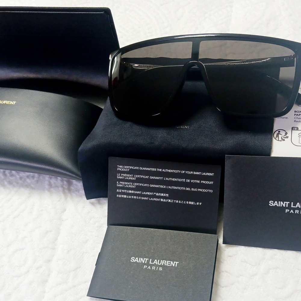 Saint Laurent Black Sunglasses